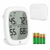 RUIKORING Wireless Indoor Outdoor Thermometer Hygrometer, 330 ft Sensor