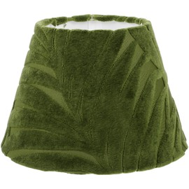 Ciieeo Fabric Lampshade Royal Style Table and Floor Light Lamp Holder Green