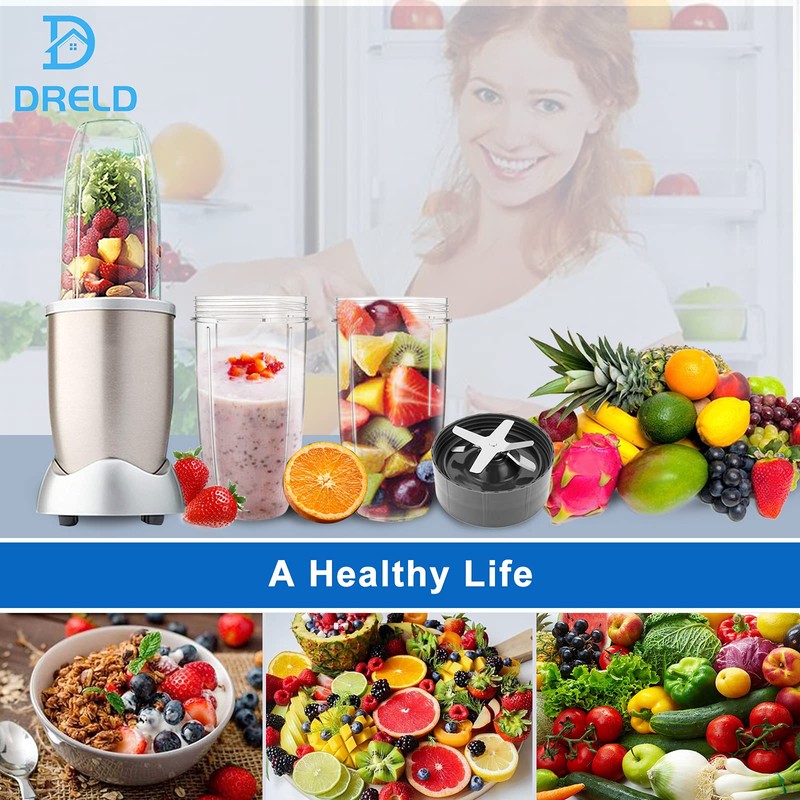 Replacement for Nutri Bullet Blender 32oz Cup and Extractor Blade