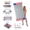 POZA Inflatable USA Pool Floats - Luxurious Swim Floats Filled