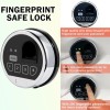 MOUNT EMP Fingerprint Safe lock Replacement Chrome Lock & Right