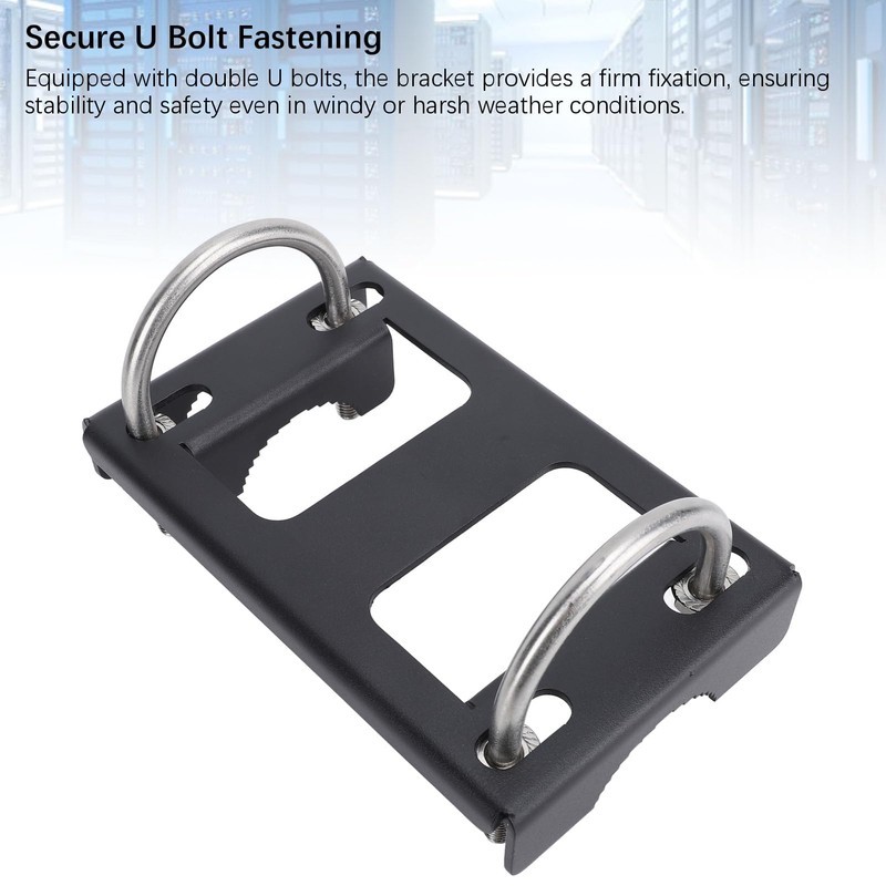 Antenna Pole Mount Kit, Heavy Duty Mount Bracket with Double