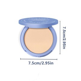Summer Oil Control Flawless Makeup Setting Powder, Lightweight Face Cosmetic & Finishing Powder, Lasting Matte Pressed Powder for Music Festival, Setting Product, Fall Gift, Tienda En Tiktok, Christmas Gift:_Khaki_one-size