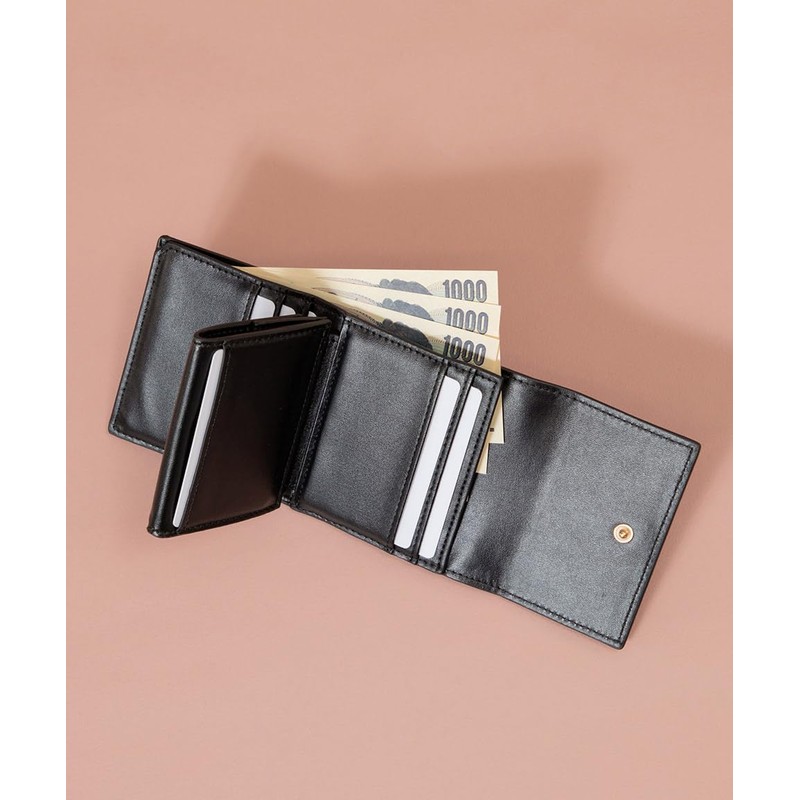 SecretDoor Trifold Wallet, Mini Wallet, Small, Card, Box Coin, Bill
