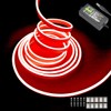 Maxlaxer Red Neon LED Strip Lights, 16.4ft 12V Waterproof Flexible