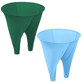 ROMANKAS Green Granny Pant Yard Game Set 2PCS Color Mixing Big Granny Pants Outdoor Game Baby Blue with 8 Bouncy Balls and 1 Air Pump (Random Colors) Big Pants Outdoor Games for Adults and Family