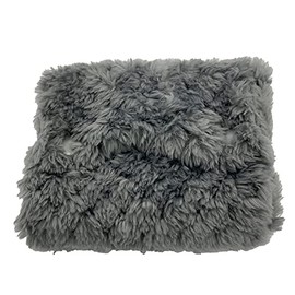 Handmade Centre Back Cover ONLY compatible with AIRFIT F30/F30i & Phillips Dreamwear Fleece CPAP BIPAP approx 9cmx8cm for Sleep Apnea VARIOUS COLOURS (Slate Grey Popcorn)