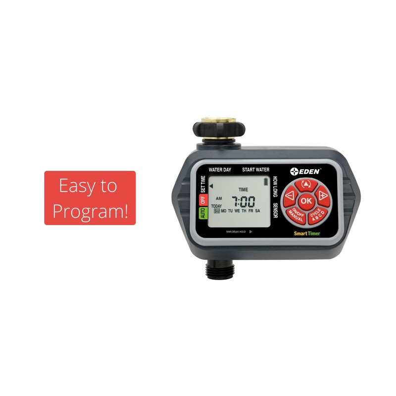 Eden 93411 1-Zone Digital Water Timer with LCD Display -