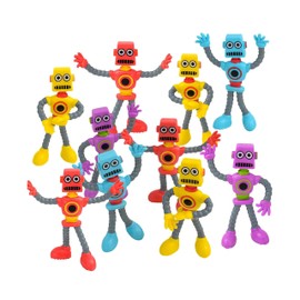 Shop Zoombie 12 Pack Bendable Robot Toys – Assorted Colors, Flexible Action Figures for Kids, Party Favors, Classroom Prizes, Stocking Stuffers & Birthday Goodie Bag Fillers
