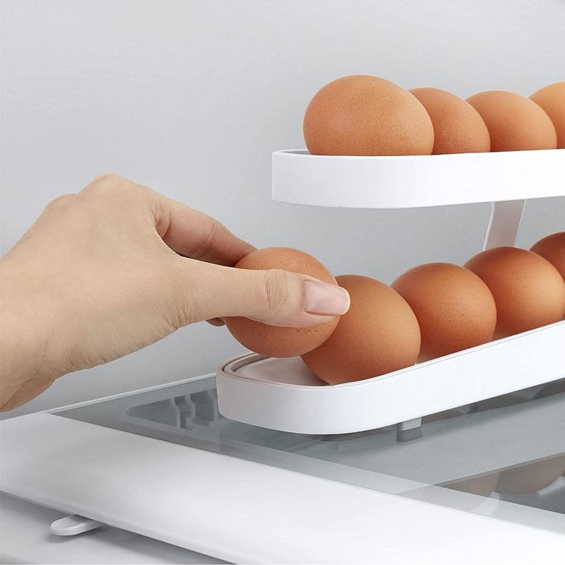 Egg Holder Refrigerator, Egg Container for Fridge, Fridge Organiser, Egg