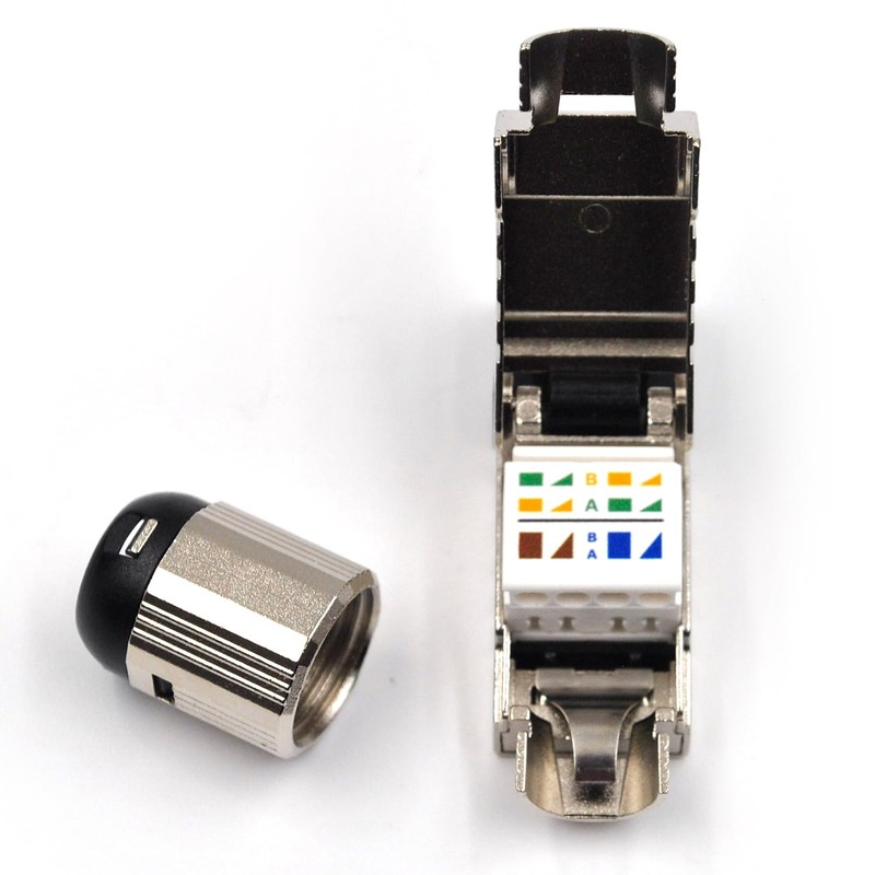 Itvexeme RJ45 Connectors Tool Free Cat8, Cat8 Field Termination Plug