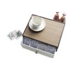 JackCubeDesign Tea Bag Organizer for Countertop with Drawer, Tea Storage