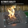 Skyflame High Luster 10-Pound Fire Glass for Fire Pit Fireplace