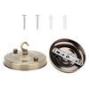 Pack of 2 Ceiling Canopy, Chandelier Ceiling Plate Hook, Retro