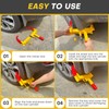 Acymner Wheel Clamp Lock | Heavy Duty Anti Theft Tire