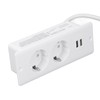 Embedded Power Outlet 2 USB 2 10A Ports Recessed Desk