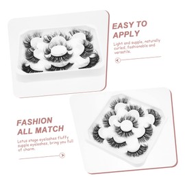 Minkissy 3sets False Lashes Kit Natural Eyelash Extensions Perfect for Daily Makeup 5pairs*3