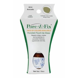 Porc-A-Fix Kohler Porcelain Touch-up Repair Glaze Paint, Avocado (KK-8)