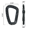 PARACORD PLANET Heavy Duty Carabiner Clip | Large Carabiner for