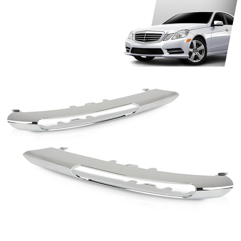 G-PLUS Front Bumper Fog Light Grille Trim Compatible with Benz