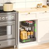 YunNasi 2 Tier Cupboard Organiser Kitchen Extendable White | Base