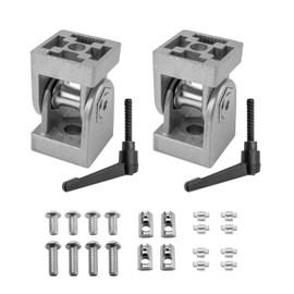 Joint Connector with Clamping Lever Groove 8 for Aluminium Profile Pack of 40 - Pack of 2