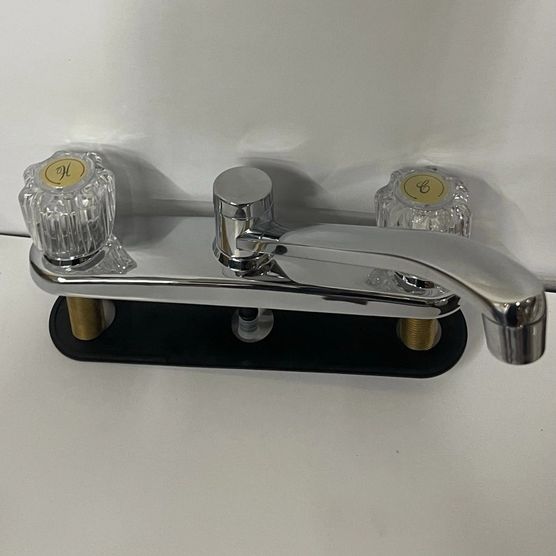 A2ZECO Kitchen Sink Faucet with Pull-Out Side Sprayer 2-Handle 4-Hole