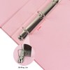 3 Rings Business Check Binder for End-Stub Deskbook Checks with