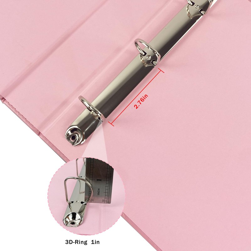 3 Rings Business Check Binder for End-Stub Deskbook Checks with