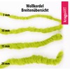 KragoART Wool Cord, Wool Cord 7 mm Wide on 20
