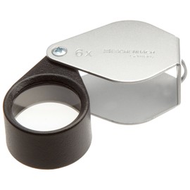 Eschenbach 1176-6 Aplanatic Folding Loupe Magnifier, 6x Magnification, 24 Diopter, 23mm Lens Diameter