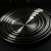 Ciathelife Stainless Steel Tableware Plates, Bowls, Cutlery, Dinnerware Set, Plates,