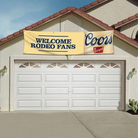 ENMOON Coo Beer Banquet Banner 2x8Ft Cool Beer Banner with Brass Grommets for College Dorm Room Decor,Outdoor,Parties,Gift