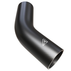 32mm (1 1/4") ID 45 Degree Rubber Elbow Hose Coupling Connector Pipe - Leg Length 150mm (6 Inch)