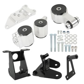 WFLNHB Billet Engine Motor Mount Set Replacement for 2006-2011 Honda Civic Si K20 K24