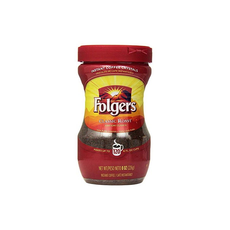 Folgers Coffee Singles Classic Roast, 38 Single Servings (Pack of