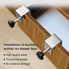 2Pcs C Clamps, Drawer Front Installation Clamps Drawer Fixing Clip