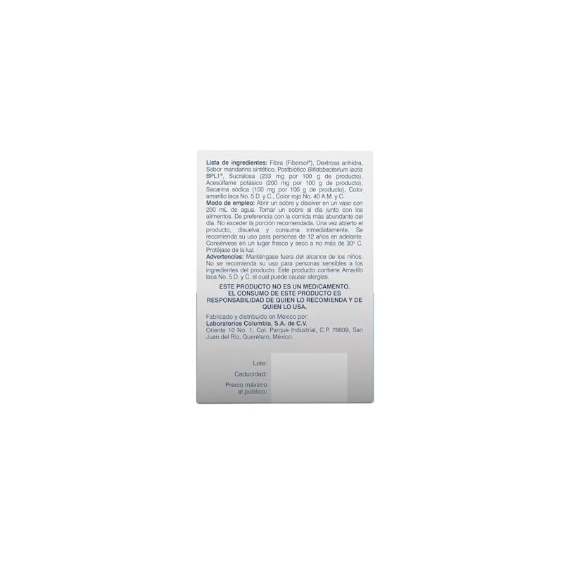 Bacfil Suplemento Alimenticio, 30 Sobres