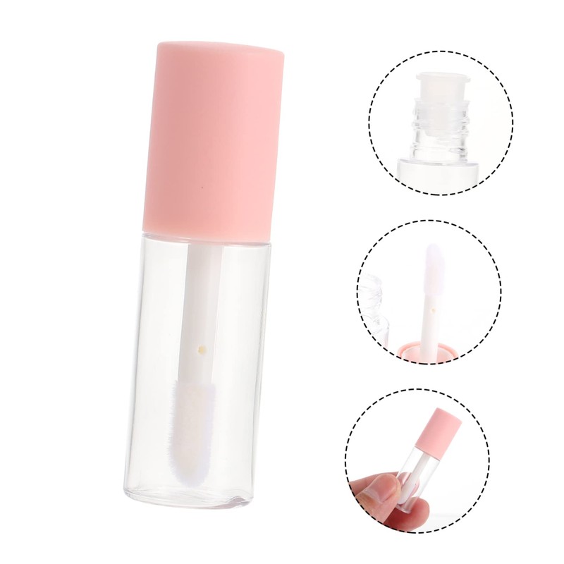 Baluue Visible Lip-glaze Bottles Pcs Lip Gloss Tube Set Compact