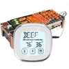 Wireless Food Thermometer Electronic Digital Touch Screen W/Timer Alarm for