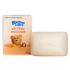 Ricitos de Oro Honey Bee Bar Soap, Hypoallergenic Bar Soap, Assists in Moisturizing Baby's Skin, Delicate Skin, 6-Pack of 3.5 Oz, 6 Bar Soaps.