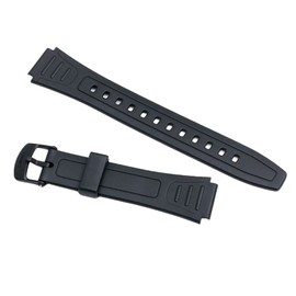 Vroxdrez Watch Strap 18 mm for Casio W-800H, Resin Replacement Strap, Compatible with Ref 738EA2 & 10268612, Polyurethane resin