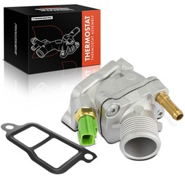 Frankberg Thermostat Coolant 2-Pin Compatible with C30 533 S40 II 544 S60 I 384 S80 I 184 V50 545 V70 II 285 XC70 Cross Country 295 XC90 I 275 Replace# 31293698
