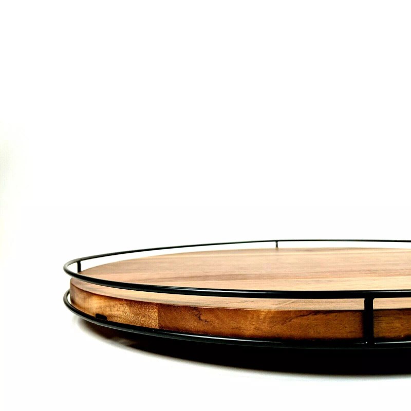 Hearth and Hand Magnolia - 18-inch Acacia Wood Lazy Susan