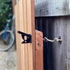 YourGift 4 Inches Barn Door Latch Solid Thicken Stainless Steel