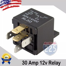 225FWY 100PCS Universal 30A AMP 12V Volt Automotive 5-Pin Car Relay