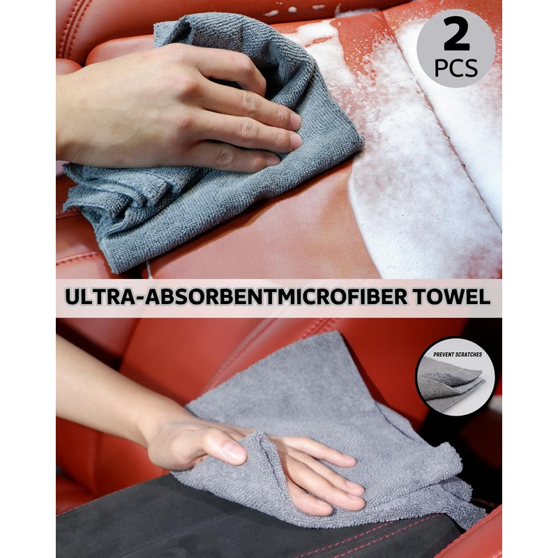 PRO Car Interior Cleaning Kit (9-Piece) - Deep Clean Tools