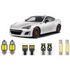 Xpismii 8 Piece 6000K White LED Interior Lights Kit Package