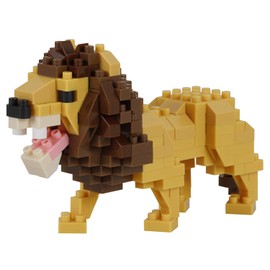 Nanoblock Animals - Lion, Nanoblock Collection Series