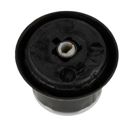 Control Knob Silver/Black Compatible With Beko Oven Hob 250316287